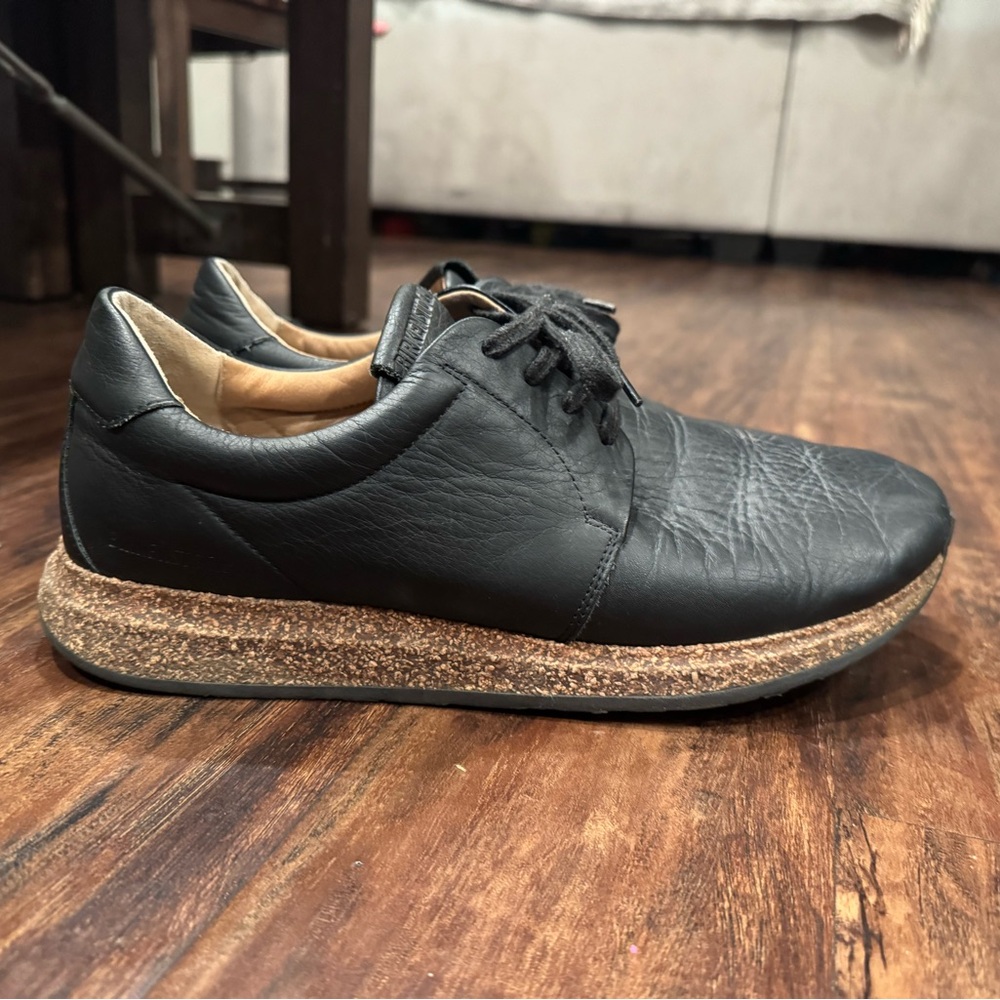 Birkenstock Black Leather Men's Shoes